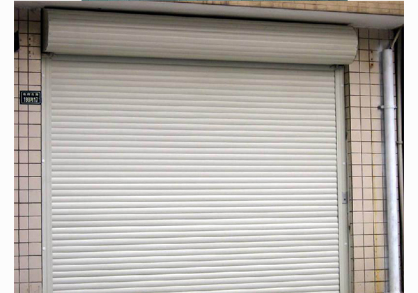 电动抗风卷帘门