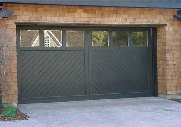 法式木质车库门